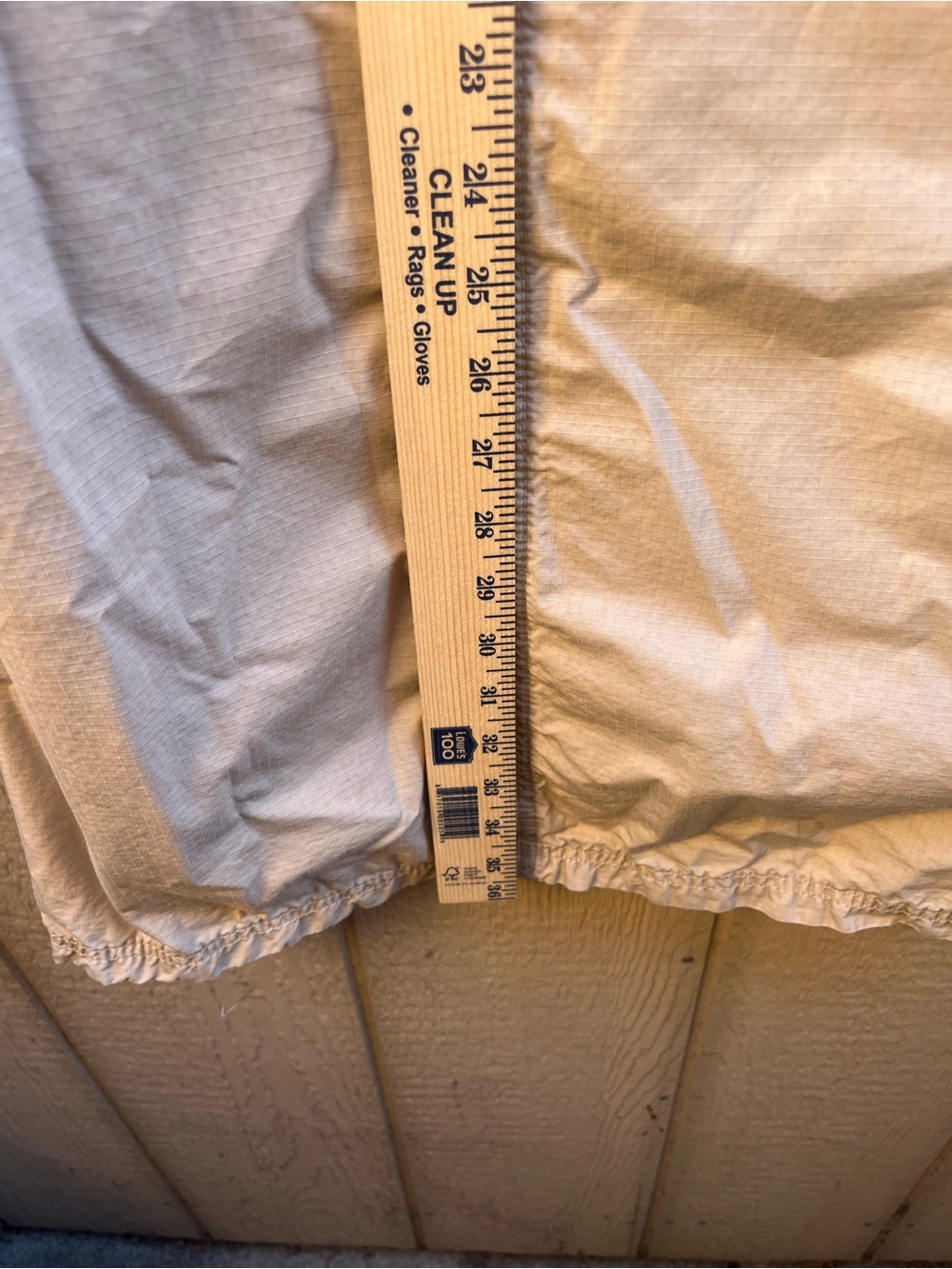 Zara Maxi Skirt M  Beige Ripstop Cargo Utility Baggy Y2K Gorpcore - Picture 4 of 7